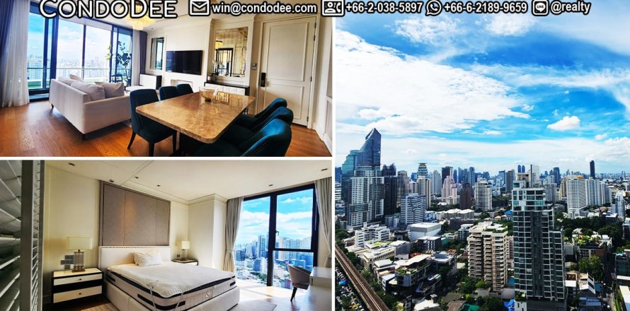Condo à Khlong Toei, Bangkok, Thaïlande, 3 chambres № 200982