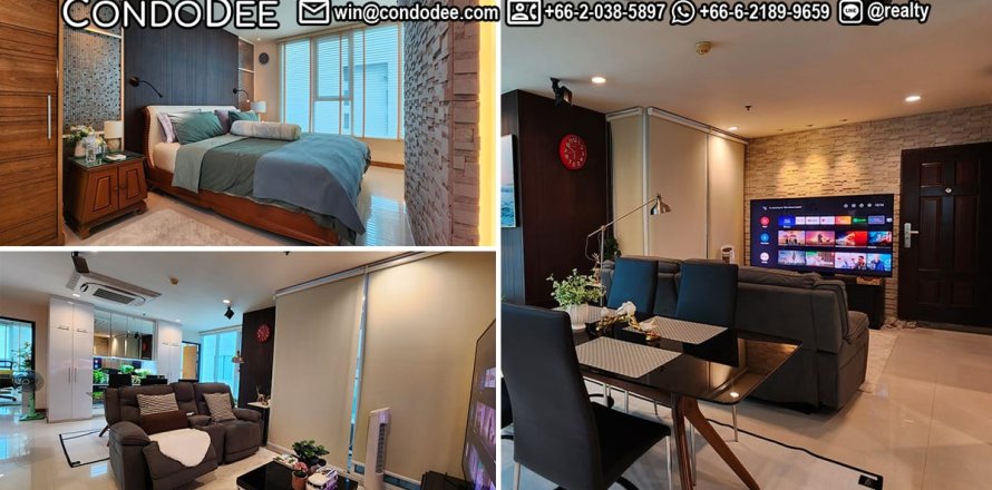 Condo à Watthana, Bangkok, Thaïlande, 2 chambres № 200985