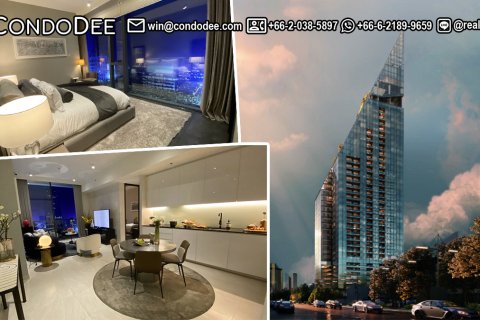 Condo in Bang Rak, Bangkok, Thailand, 2 bedrooms  № 200927