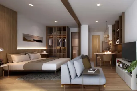 Studio dans le Condo à Sathon, Bangkok, Thaïlande  № 156227 - photo 5