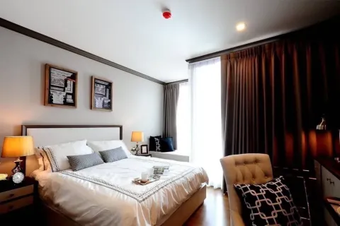 Студия в кондо в Патхум Ване, Бангкок, Таиланд № 156232 - фото 1