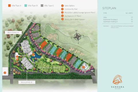 Кондоминиум с 2 спальнями в Хуа Хине, Таиланд № 166083 - фото 15