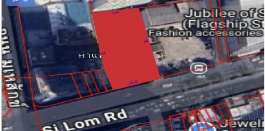 Terrain à Bangkok, Thaïlande 1440 m2 № 118761