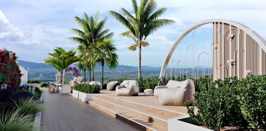 Condo à Bang Tao, Thaïlande, 2 chambres  № 166648