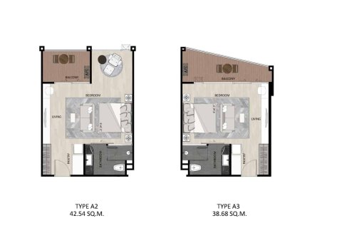 Condo in Phuket, Thailand, 1 bedroom  № 166645 - photo 14