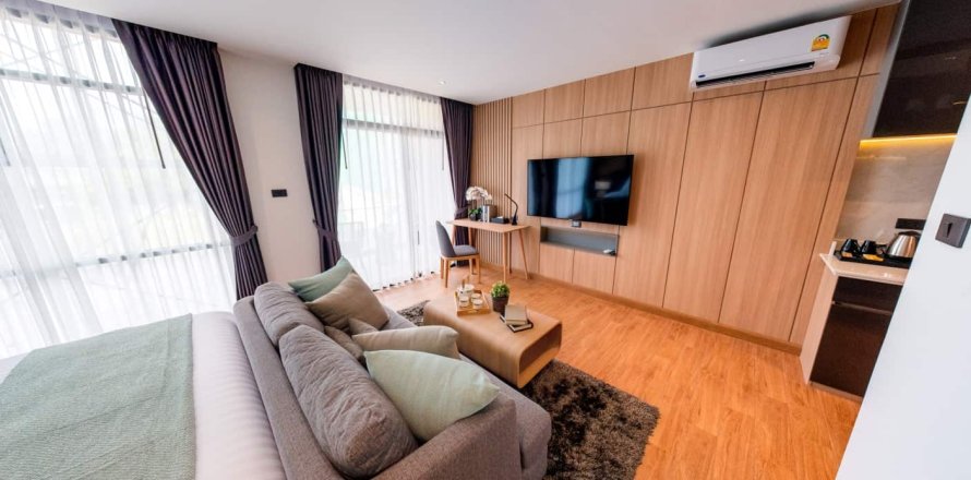 Condo à Phuket, Thaïlande, 1 chambre  № 166644