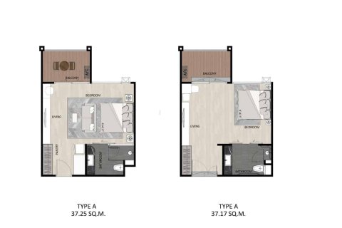 Condo à Phuket, Thaïlande, 1 chambre № 166647 - photo 8