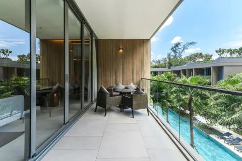 Пентхаус в Кату, Таиланд с 2 спальнями  № 158963