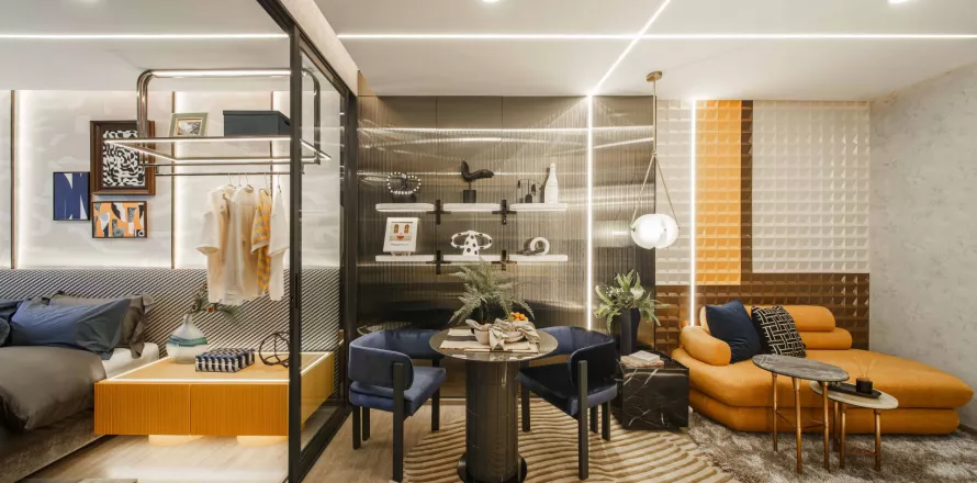 Condo in Din Daeng, Bangkok, Thailand, 2 bedrooms  № 140309