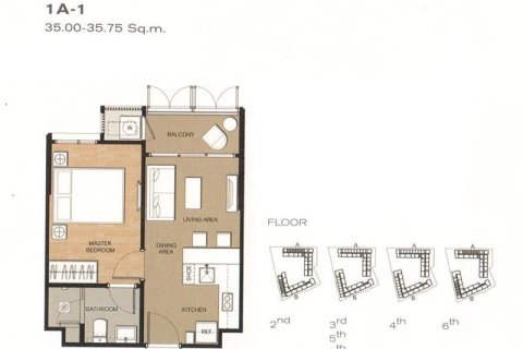 Studio in the Condo in Watthana, Bangkok, Thailand  № 159434 - photo 12