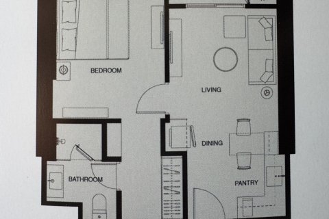 Студия в кондо в Дусите, Бангкок, Таиланд № 171613 - фото 4