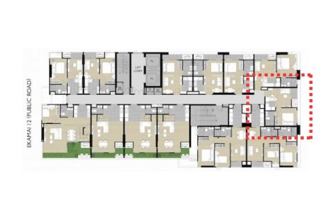 Студия в кондо в Ваттхане, Бангкок, Таиланд № 148349 - фото 5