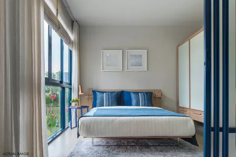 Студия в кондо в Ча-аме, Таиланд № 141904 - фото 2