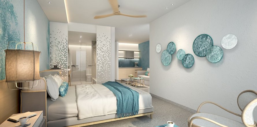 Condo à Kamala, Thaïlande, 1 chambre  № 166909