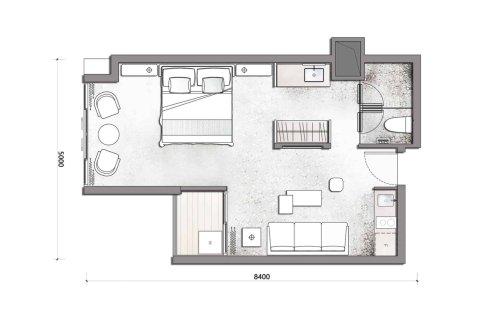 Condo à Kamala, Thaïlande, 1 chambre  № 166909 - photo 9