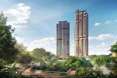 Condo à Bangkok, Thaïlande, 2 chambres № 183868