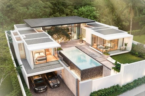 Вилла в Банг Тао, Таиланд с 4 комнатами  № 74454 - фото 1