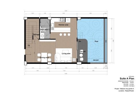 Кондоминиум с 2 спальнями в Раваи, Таиланд № 166065 - фото 17