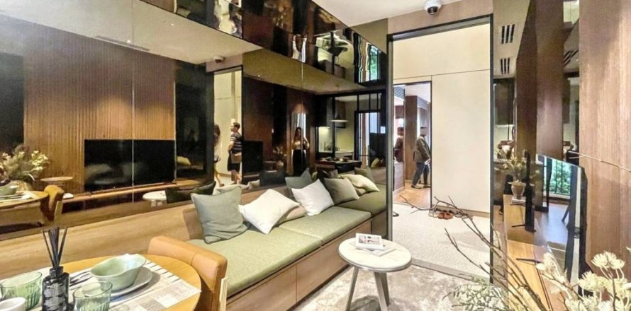 Кондоминиум с 1 спальней в Дин Даенге, Бангкок, Таиланд № 115017