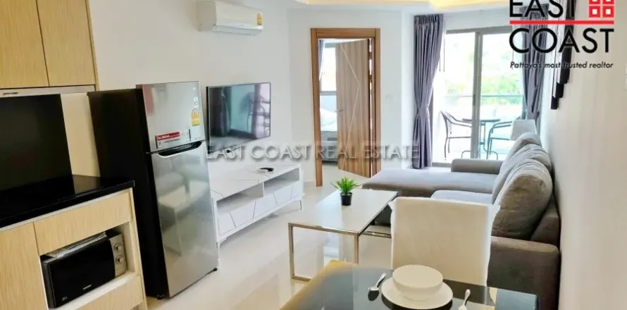 Condominio de 1 dormitorio en Jomtien Beach, Pattaya, Tailandia № 212581