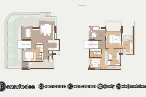 Condo in Bangkok, Thailand, 3 bedrooms  № 167104