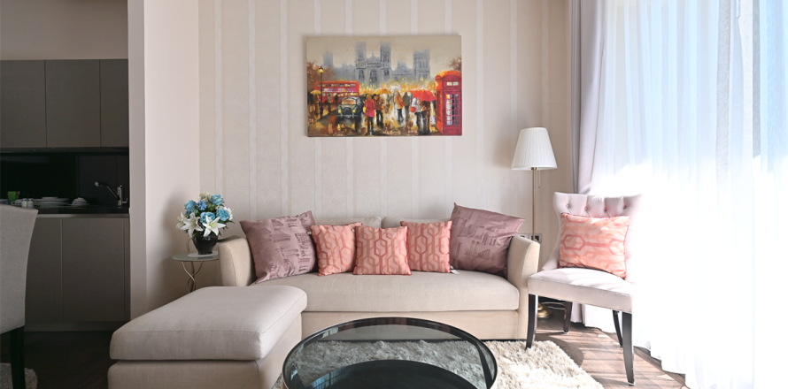 Condo à Bangkok, Thaïlande, 1 chambre № 185793