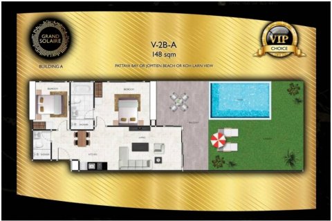 Кондоминиум с 2 спальнями в Банг Ламунге, Таиланд № 135291 - фото 6