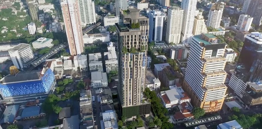 Condo à Bangkok, Thaïlande, 2 chambres  № 144142