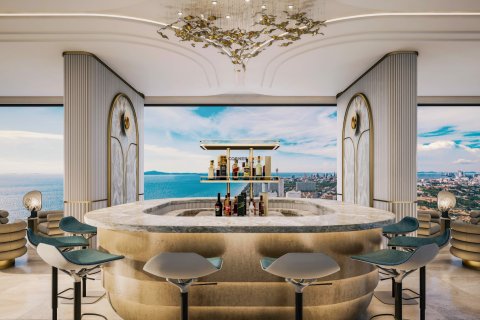 Студия в кондо на Пляж Джомтьен, Паттайя, Таиланд № 119417 - фото 3