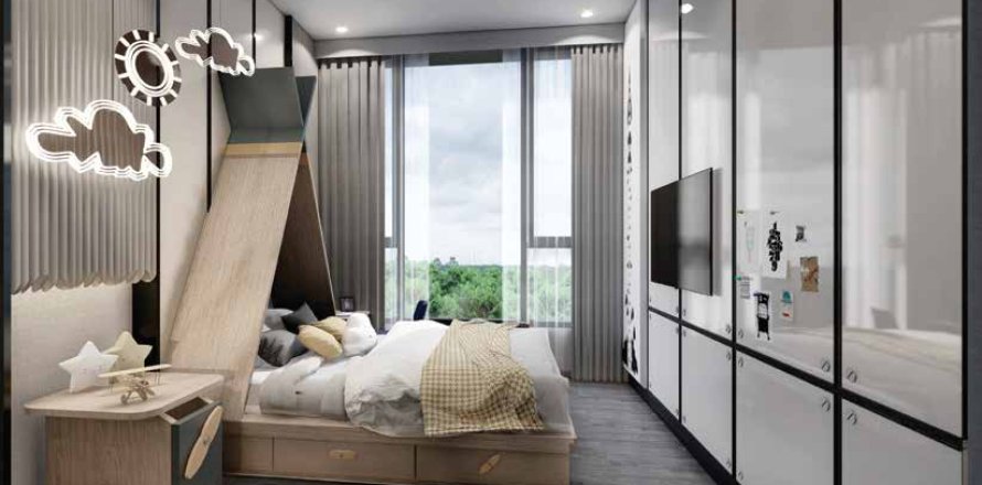 Condo à Bangkok, Thaïlande, 1 chambre № 165910