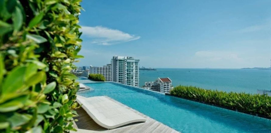 Condo à Pattaya, Thaïlande, 2 chambres  № 158330