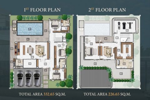 Дом в Паттайе, Таиланд с 4 спальнями  № 135216 - фото 4