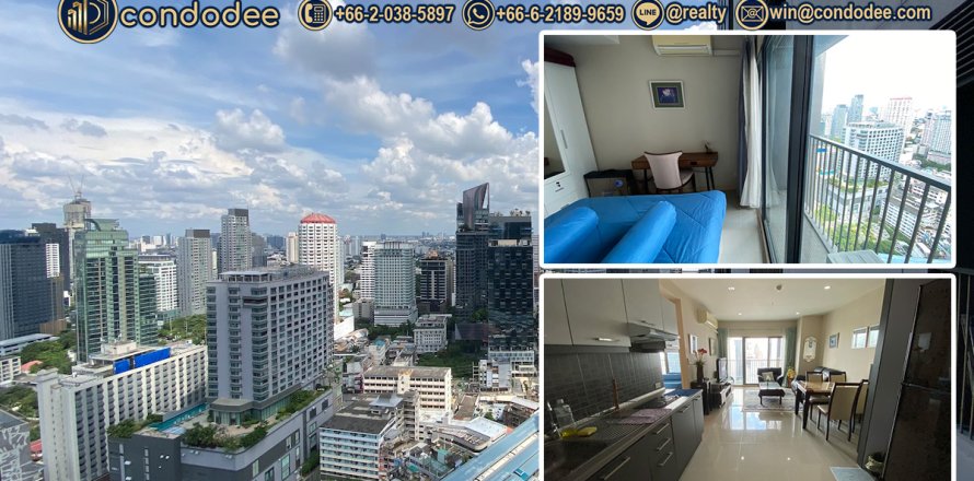 Condo in Khlong Toei, Bangkok, Thailand, 2 bedrooms  № 200525