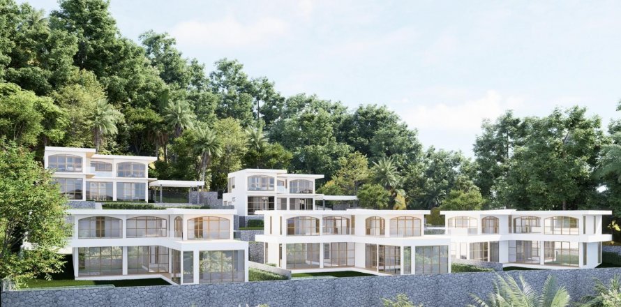 Вилла в Самуи, Таиланд с 5 спальнями  № 135459