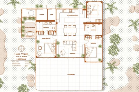 Villa in Koh Pha Ngan, Thailand 3 Schlafzimmer № 222654 - Foto 18