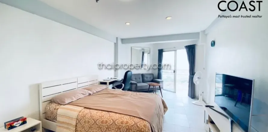 Estudio en el condominio en Jomtien Beach, Pattaya, Tailandia № 213352