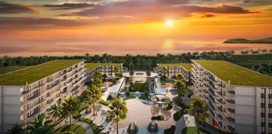 Condo sur Layan Beach, Thaïlande, 2 chambres  № 166008