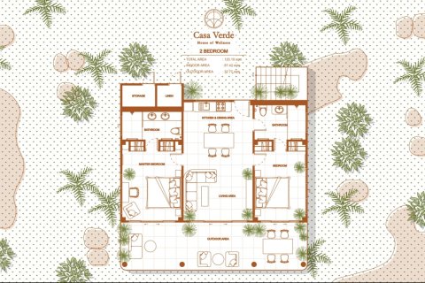 Villa in Koh Pha Ngan, Thailand 1 Schlafzimmer № 222633 - Foto 19