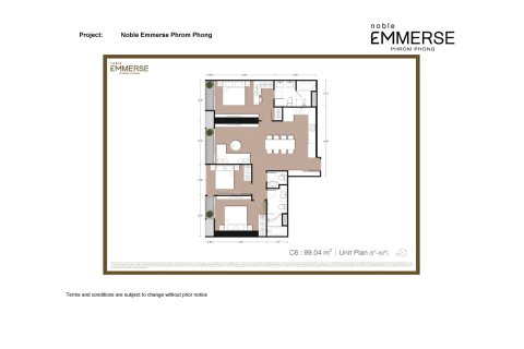 Eigentumswohnung in Bangkok, Thailand, 3 Schlafzimmer № 222635 - Foto 5