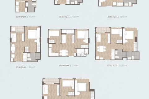 Eigentumswohnung in Bangkok, Thailand, 1 Schlafzimmer № 222638 - Foto 14