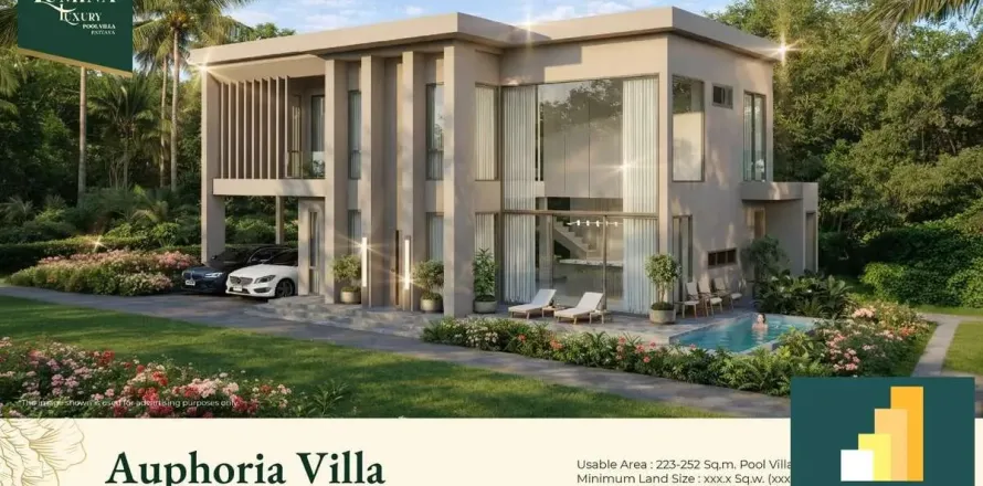 Casa de 3 dormitorios en Pattaya, Tailandia № 210956