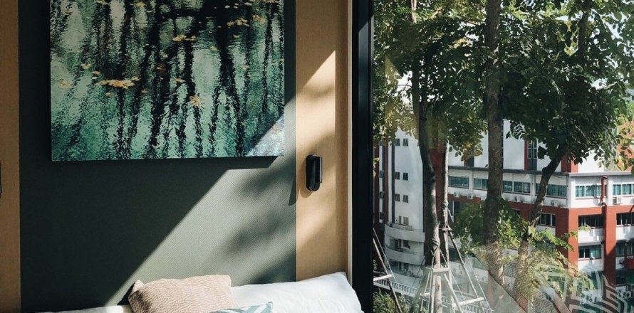 Studio in the Condo in Huai Khwang, Bangkok, Thailand  № 151559