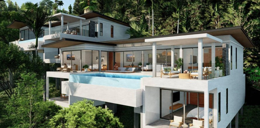 House in Ko Samui, Thailand 4 bedrooms № 153777
