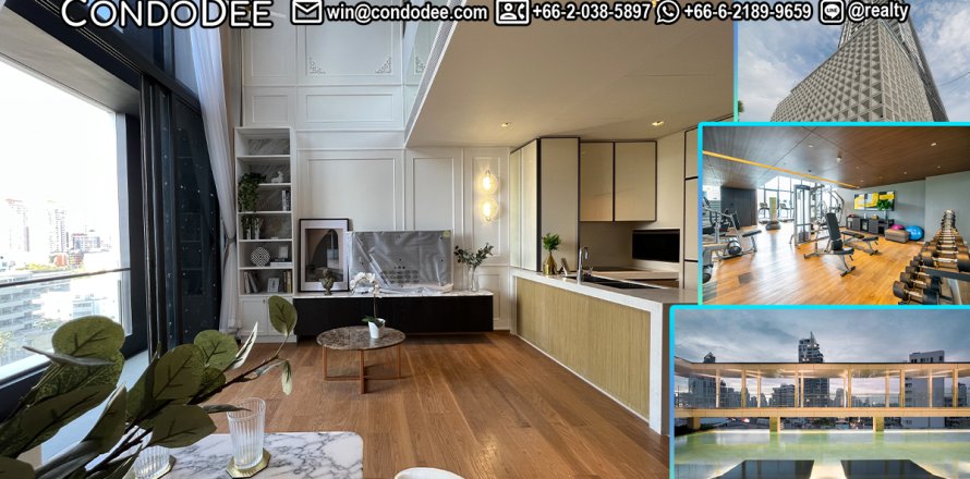 Condo in Khlong Toei, Bangkok, Thailand, 2 bedrooms № 200887