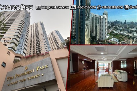 Condo in Khlong Toei, Bangkok, Thailand, 3 bedrooms  № 200889