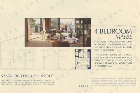 Penthouse in Bangkok, Thailand 4 bedrooms № 180768 - photo 14
