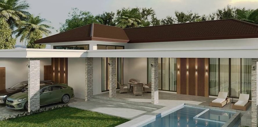 Вилла в Хуа Хине, Таиланд с 4 спальнями  № 164138