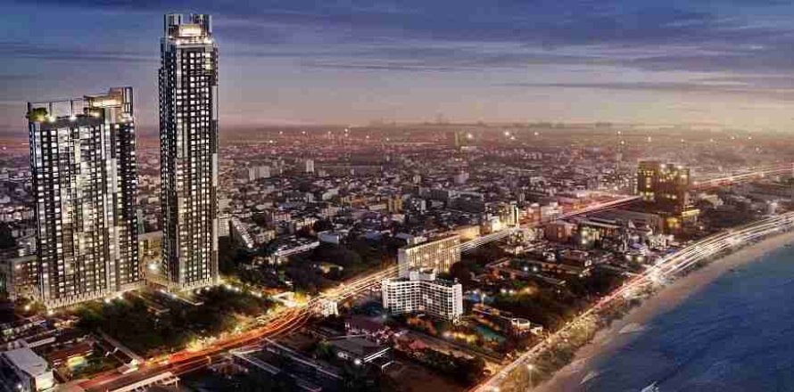 Condo in Pattaya, Thailand, 2 bedrooms  № 184135