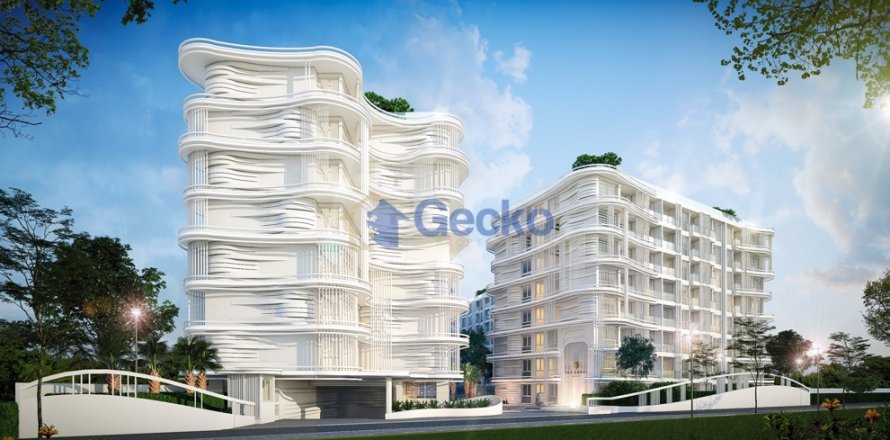 Studio dans le Condo à Pattaya, Thaïlande  № 204688
