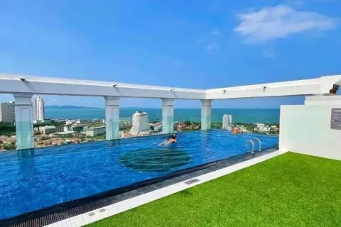 Condominio de 1 dormitorio en Jomtien Beach, Pattaya, Tailandia № 211517 - foto 2